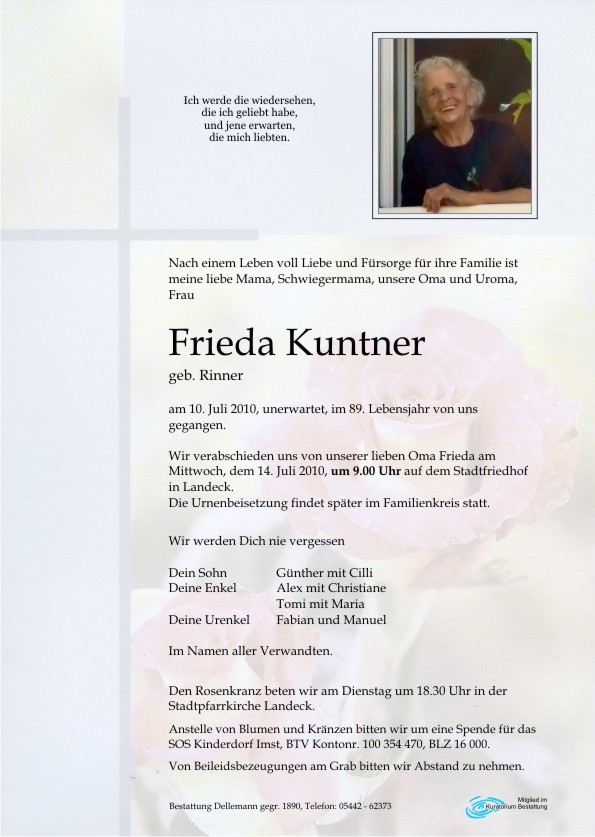 Frieda Kuntner - Parte