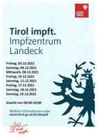 Tirol impft - Termine Landeck