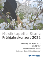 Frühjahrskonzert der Musikkapelle Stanz