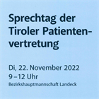 Sprechtag Tiroler Patientenvertretung
